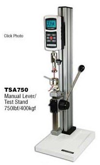 Click here to view the TSA750 Manual Lever Test Stand 750 lbf/400kgf