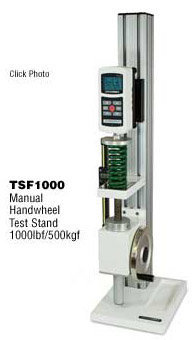 Click here to view the TSF1000 Manual Handwheel Test Stand 1000 lbf/500kgf