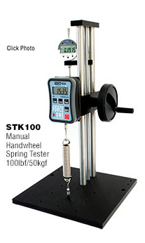Click here to view the STK100 Manual Lever/ Handwheel Test Stand 100 lbf/50kgf