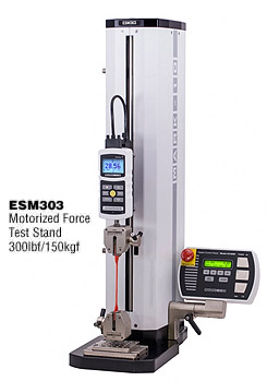 Click here to view the ESM303 Motorized Force Test Stand 300lbf/150kgf